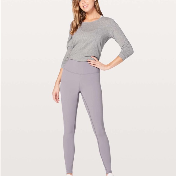 Lululemon Wunder Under Hi-Rise Tight 28", size: 4, colour: dusty dawn - Picture 3 of 5